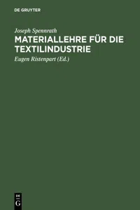 Materiallehre für die Textilindustrie_cover