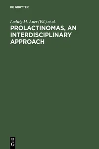 Prolactinomas, An interdisciplinary approach_cover