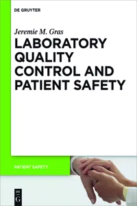 Laboratory quality control and patient safety_cover