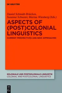 Aspects ofColonial Linguistics_cover