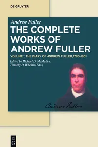 The Diary of Andrew Fuller, 1780-1801_cover