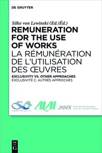 Remuneration for the Use of Works_cover
