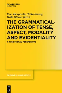 The Grammaticalization of Tense, Aspect, Modality and Evidentiality_cover