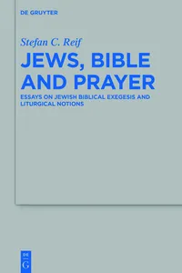 Jews, Bible and Prayer_cover