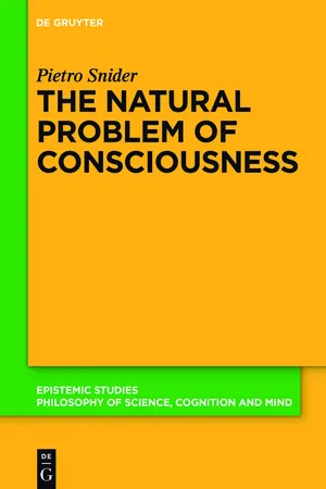 The Natural Problem of Consciousness