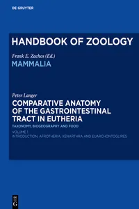 Comparative Anatomy of the Gastrointestinal Tract in Eutheria I_cover