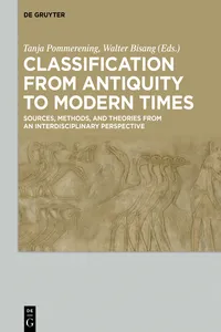 Classification from Antiquity to Modern Times_cover