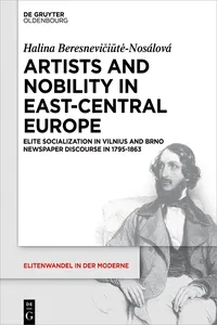 Artists and Nobility in East-Central Europe_cover