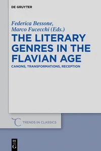 The Literary Genres in the Flavian Age_cover