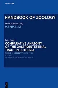 Comparative Anatomy of the Gastrointestinal Tract in Eutheria II_cover