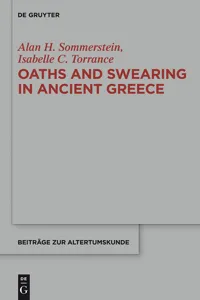 Oaths and Swearing in Ancient Greece_cover