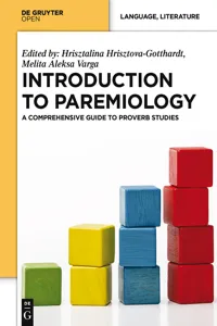 Introduction to Paremiology_cover