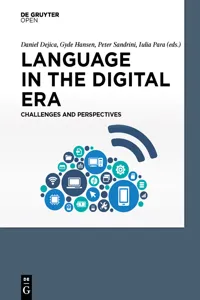 Language in the Digital Era. Challenges and Perspectives_cover
