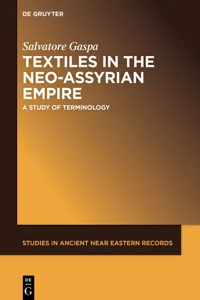 Textiles in the Neo-Assyrian Empire_cover