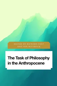 The Task of Philosophy in the Anthropocene_cover