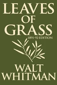 Leaves of Grass: 1891-1892 Edition_cover