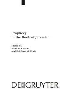 Prophecy in the Book of Jeremiah_cover