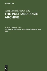 Editorial Cartoon Awards 1922–1997_cover