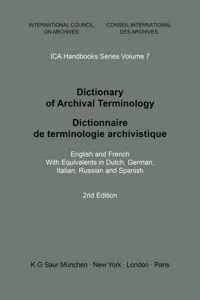 Dictionary of Archival Terminology_cover