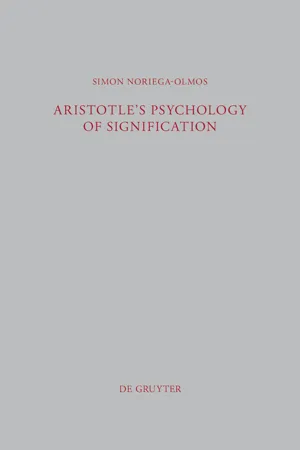 Aristotle's Psychology of Signification