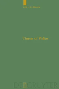 Timon of Phlius_cover
