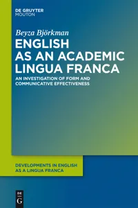 English as an Academic Lingua Franca_cover