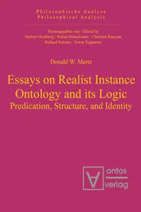 Essays on Realist Instance Ontology and its Logic_cover