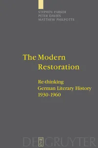 The Modern Restoration_cover