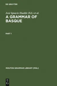 A Grammar of Basque_cover