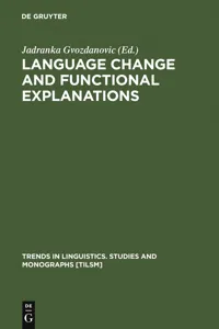 Language Change and Functional Explanations_cover