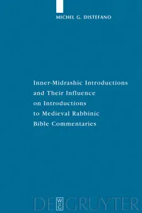 Inner-Midrashic Introductions and Their Influence on Introductions to Medieval Rabbinic Bible Commentaries_cover