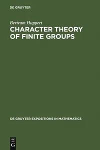 Character Theory of Finite Groups_cover