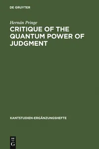 Critique of the Quantum Power of Judgment_cover