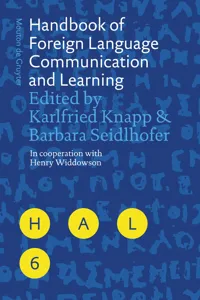 Handbook of Foreign Language Communication and Learning_cover