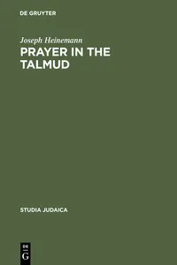 Prayer in the Talmud_cover