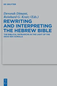 Rewriting and Interpreting the Hebrew Bible_cover