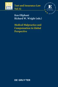 Medical Malpractice and Compensation in Global Perspective_cover