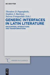 Generic Interfaces in Latin Literature_cover