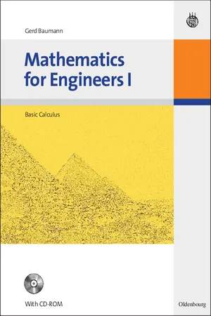 Mathematics for Engineers I