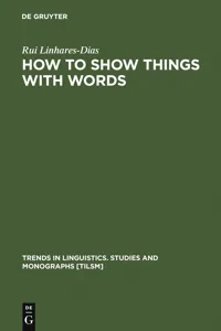 How to Show Things with Words_cover