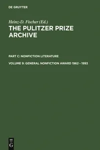 General Nonfiction Award 1962 - 1993_cover