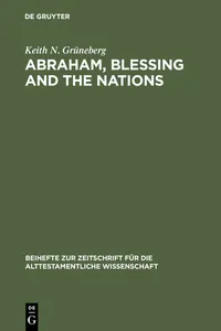 Abraham, Blessing and the Nations_cover