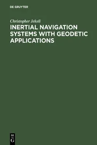 Inertial Navigation Systems with Geodetic Applications_cover