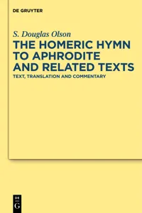 The "Homeric Hymn to Aphrodite" and Related Texts_cover