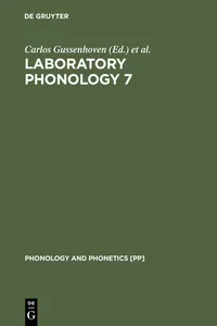 Laboratory Phonology 7_cover