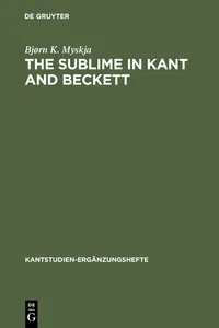 The Sublime in Kant and Beckett_cover