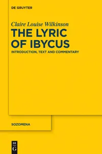 The Lyric of Ibycus_cover