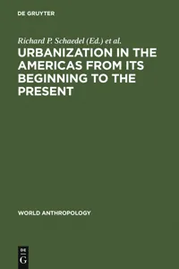 Urbanization in the Americas from its Beginning to the Present_cover