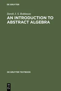 An Introduction to Abstract Algebra_cover