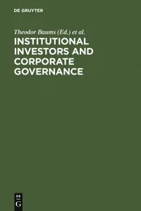 Institutional Investors and Corporate Governance_cover